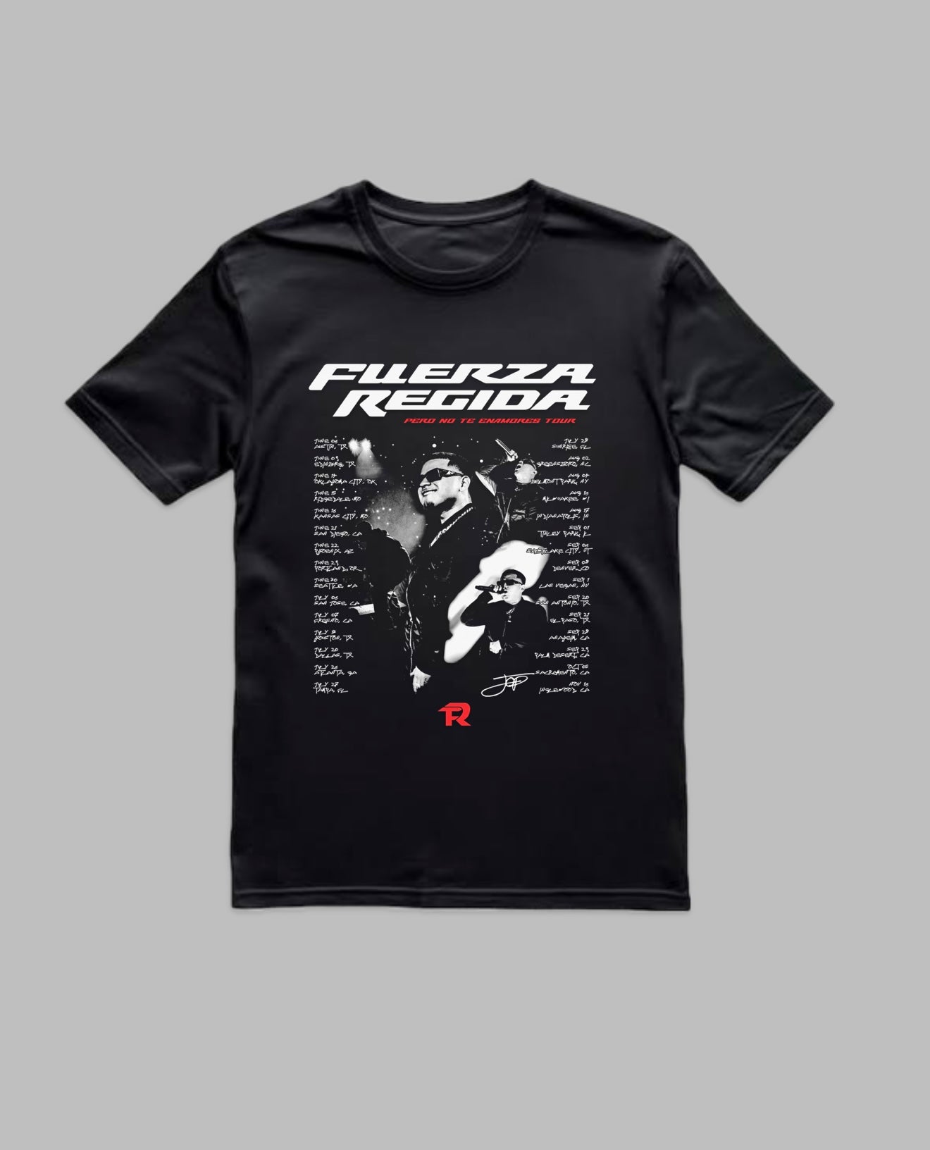 Playera Fuerza Regida