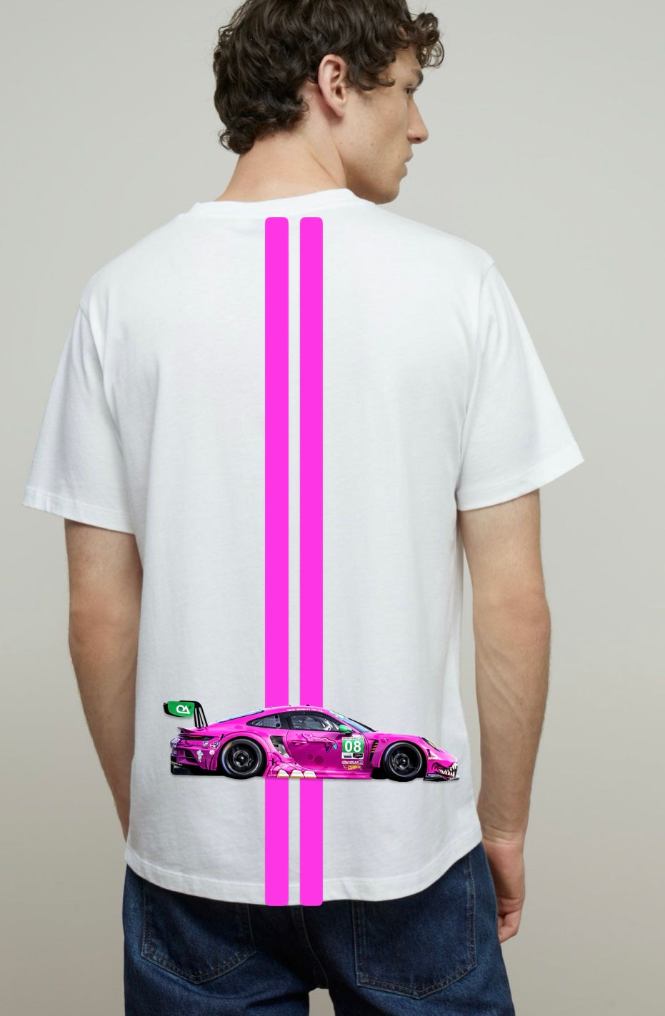 Playera Porsche 911 RS Rawr Rosa